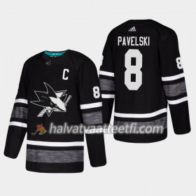 Miesten NHL San Jose Sharks Pelipaita Joe Pavelski 8 2019 All-Star Adidas Musta Authentic